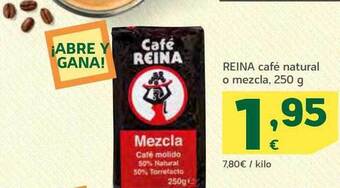 HiperDino Reina café natural o mezcla oferta