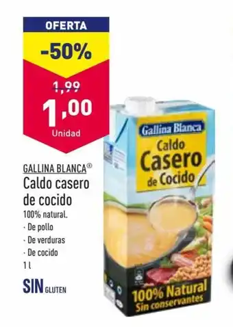 ALDI Gallina Blanca Caldo casero de cocido oferta