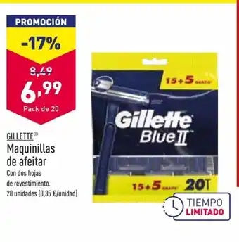 ALDI Gillette Maquinillas de afeitar oferta