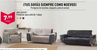 ALDI Home Creation Protector para sofá de 1 plaza oferta