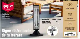 ALDI Calefactor de terraza oferta