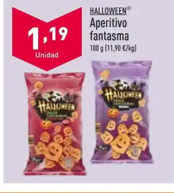 ALDI Halloween Aperitivo fantasma oferta