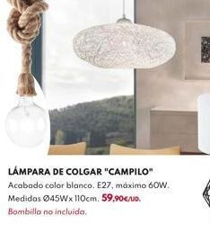 BricoCentro Lámpara de colgar oferta