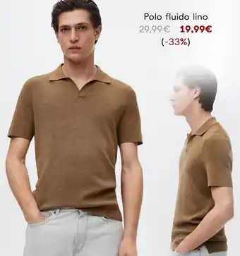 Polo fluido lino