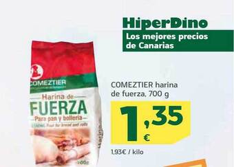 HiperDino Comeztier harina de fuerza oferta