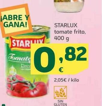HiperDino Starlux tomate frito oferta