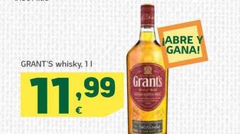 HiperDino Grant's whisky oferta