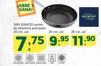 HiperDino San ignacio sartén de aluminio prensado oferta