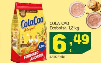 HiperDino Cola cao ecobolsa oferta