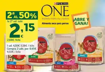 HiperDino 2a al 50% pèurina one alimento seco para perros oferta