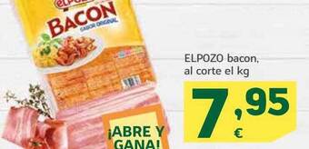 HiperDino Elpozo bacon oferta