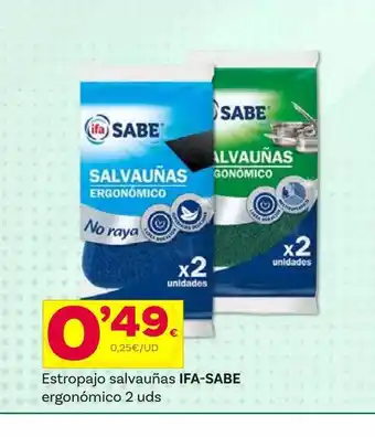 Supermercados Dani Estropajo salvauñas ifa-sabe ergonómico oferta