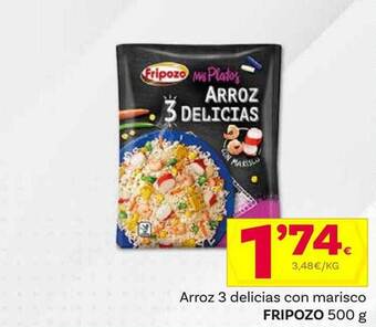 Supermercados Dani Arroz 3 delicias con marisco fripozo oferta