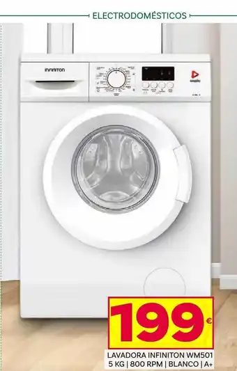 Supermercados Dani Lavadora infiniton wm501 oferta