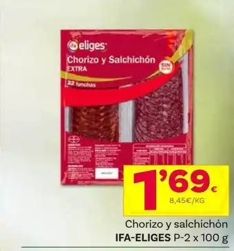 Supermercados Dani Chorizo y salchichón ifa-eliges oferta