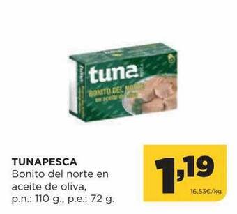 Alimerka Tunapesca bonito del norte en aceite de oliva oferta
