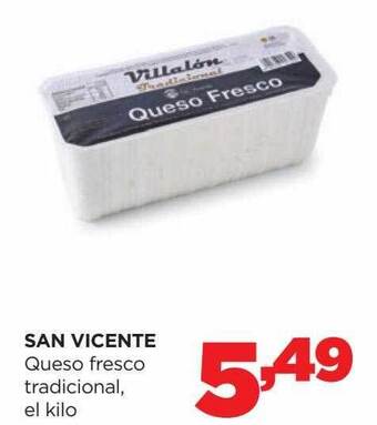 Alimerka San vicente queso fresco tradicional oferta