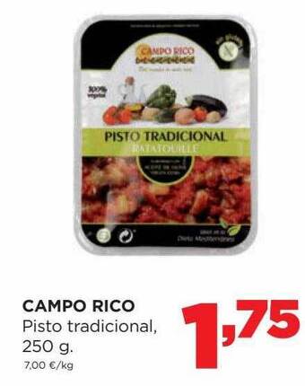 Alimerka Campo rico pisto tradicional oferta
