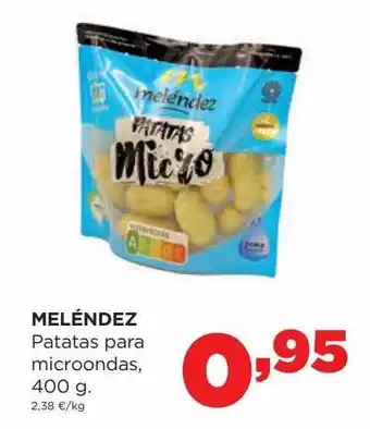 Alimerka Meléndez patatas para microondas oferta