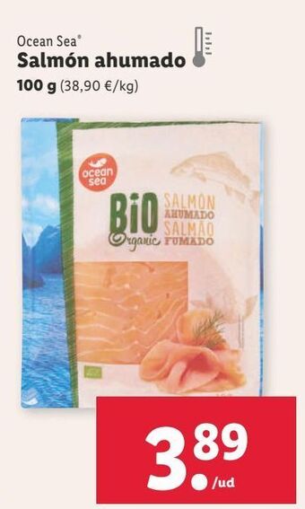 Lidl Salmón ahumado ocean sea oferta