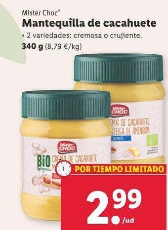 Lidl Mantequilla de cacahuete oferta