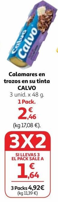 Alcampo Calamares en su tinta calvo oferta