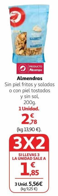 Alcampo Almendras alcampo oferta