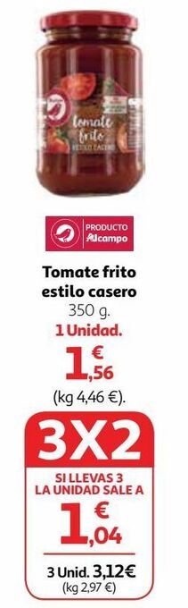 Alcampo Tomate frito alcampo oferta