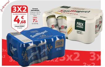 Alcampo Cerveza sin alcohol san miguel oferta