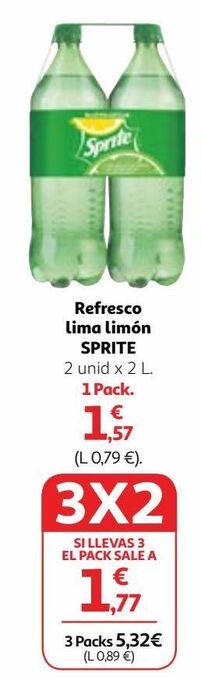Alcampo Refrescos sprite oferta