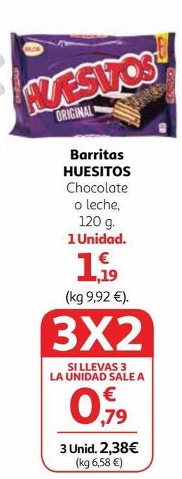Alcampo Barritas huesitos oferta