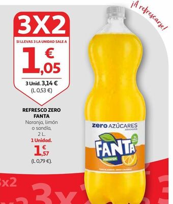 Alcampo Refresco zero fanta oferta