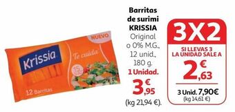 Alcampo Surimi krissia oferta