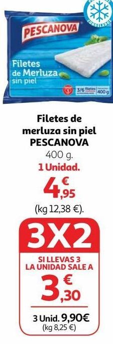 Alcampo Filetes de merluza pescanova oferta
