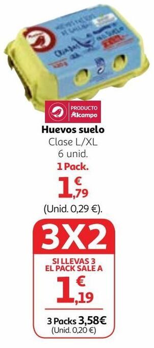 Alcampo Huevos alcampo oferta