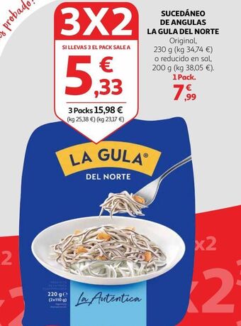 Alcampo Angulas la gula del norte oferta