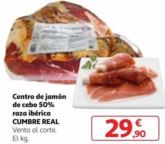 Alcampo Centro de jamón cumbre real oferta