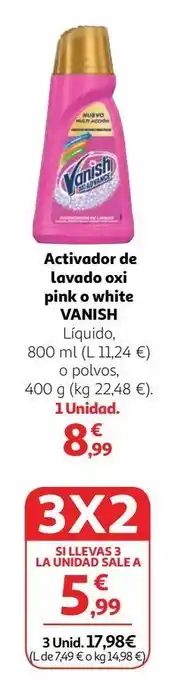 Alcampo Detergente vanish oferta