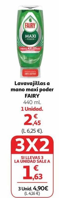Alcampo Lavavajillas fairy oferta