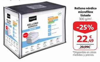 Alcampo Relleno nórdico oferta