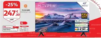 Alcampo Tv led xiaomi oferta