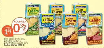 Consum Caldo gallina blanca oferta