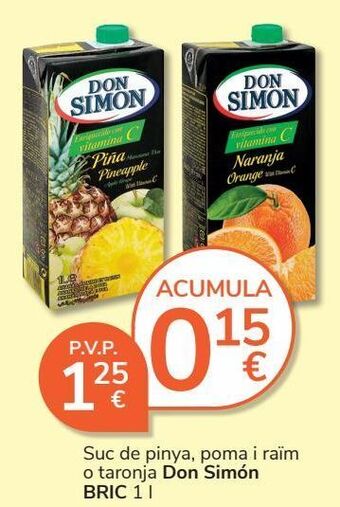 Consum Zumo don simón oferta