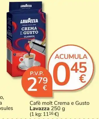 Consum Café molido lavazza oferta