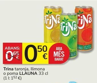 Consum Refrescos trina oferta