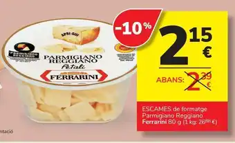 Consum Queso parmesano ferrarini oferta
