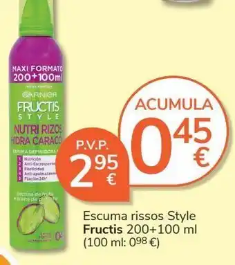 Consum Espuma de pelo fructis oferta