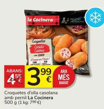 Consum Croquetas de jamón la cocinera oferta