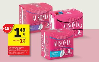 Consum Compresas ausonia oferta