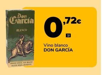 Supeco Vino blanco don garcía oferta